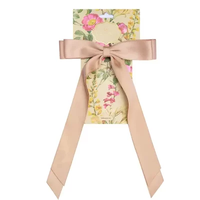 Noble Long Bow Hair Clip - Tan